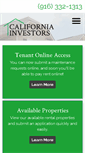 Mobile Screenshot of cal-investors.com